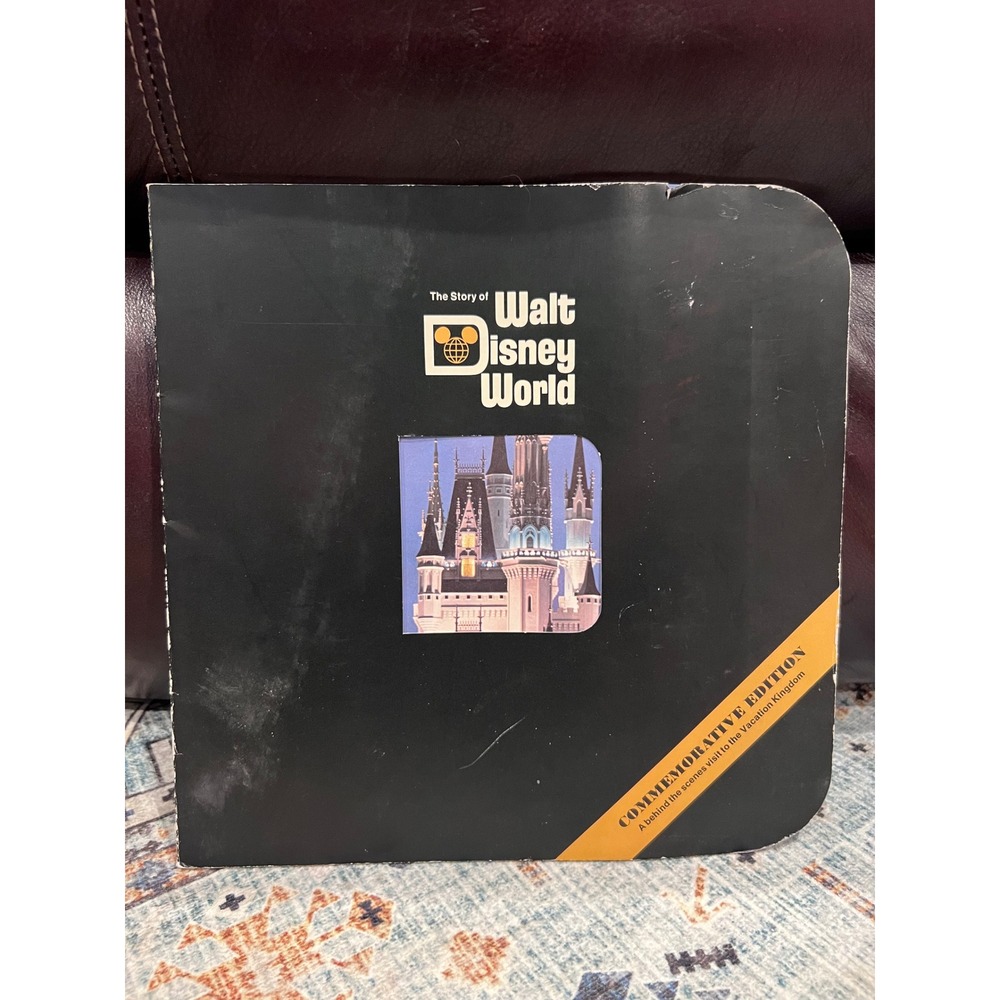 VTG 1971 Commemorative‎ Edition A Behind The Scenes Of Walt Disney World Book
